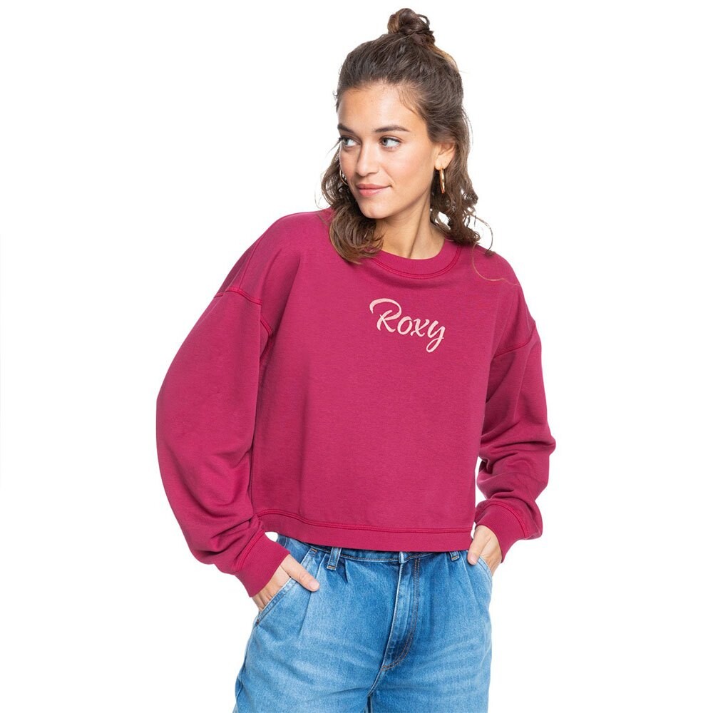 

Толстовка Roxy Breaks Away Crew, розовый