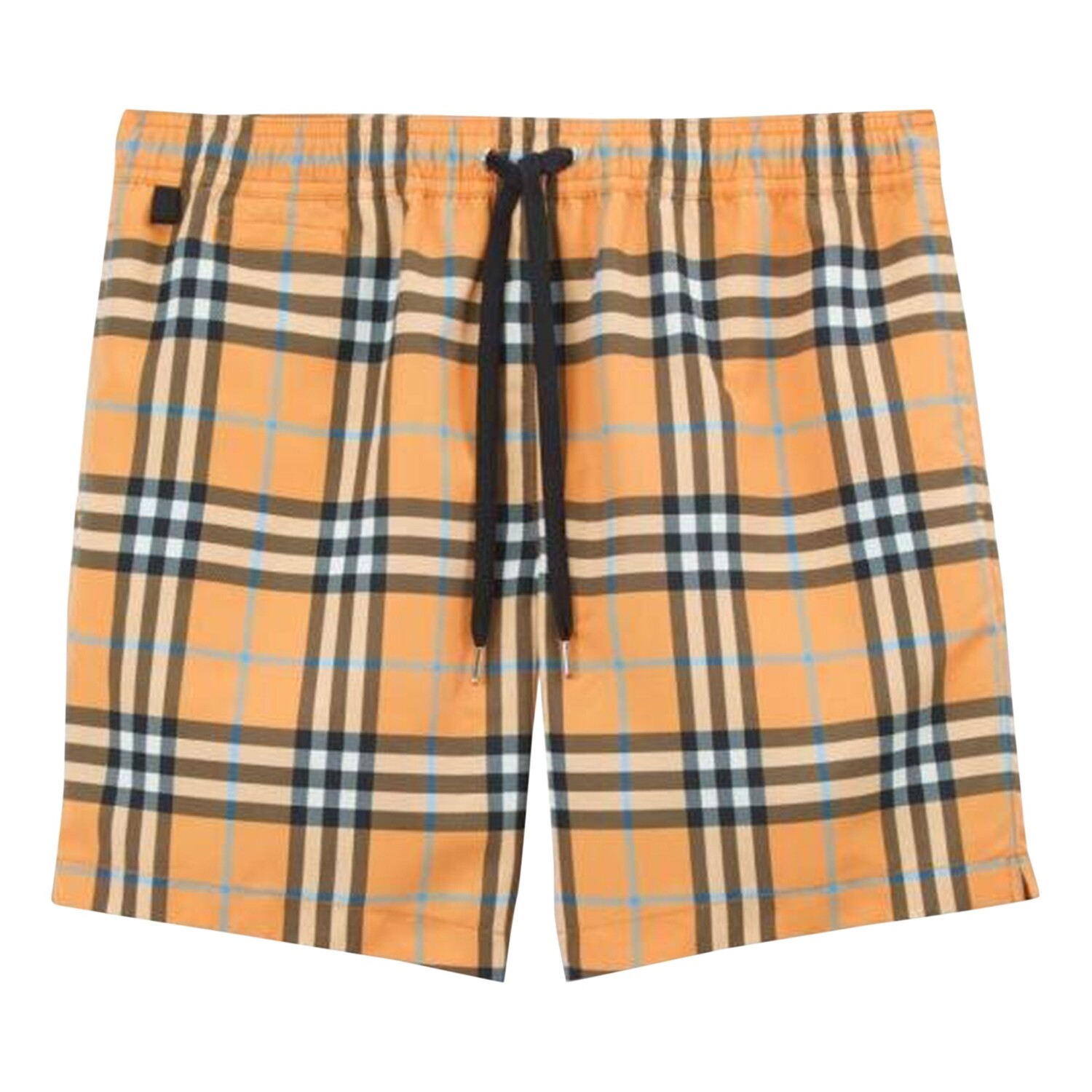 

Шорты для плавания в клетку Burberry, цвет Dusty Orange Ip Check