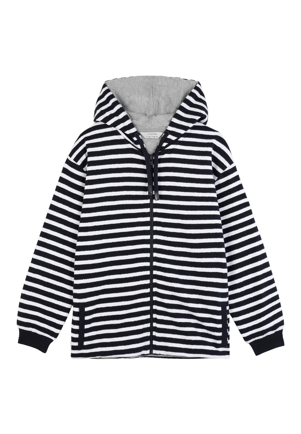 

Толстовка на молнии STRIPES HOODIE ZIP Scalpers, Светло-синий