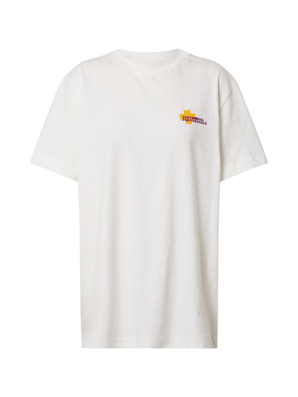 

Рубашка стандартного кроя ABOUT EVERYONE Festival Für Festivals, белый