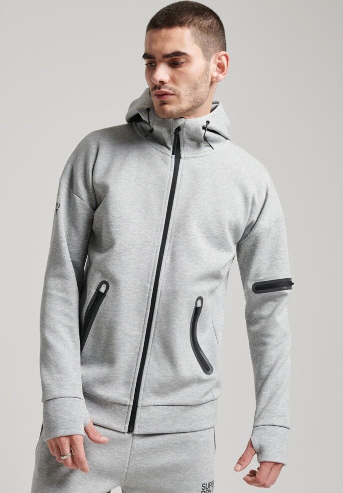 

Толстовка на молнии Superdry, Серый