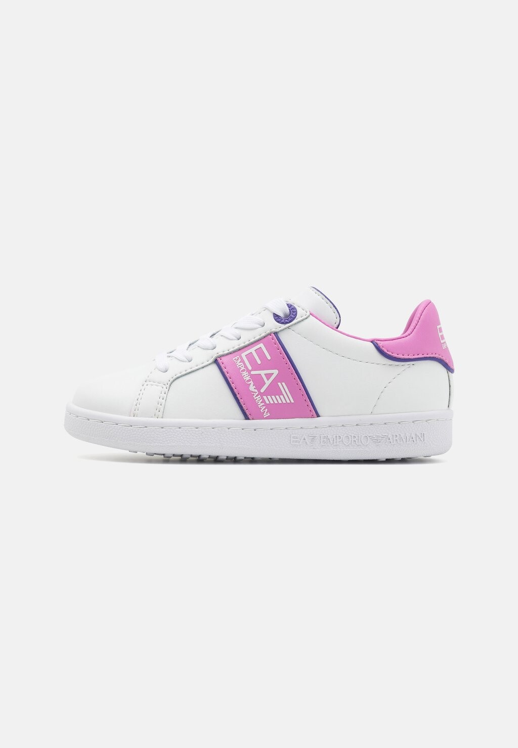 

Кроссовки низкие CLASSIC SEASONAL MIN EA7 Emporio Armani, цвет white/cyclamen/purple
