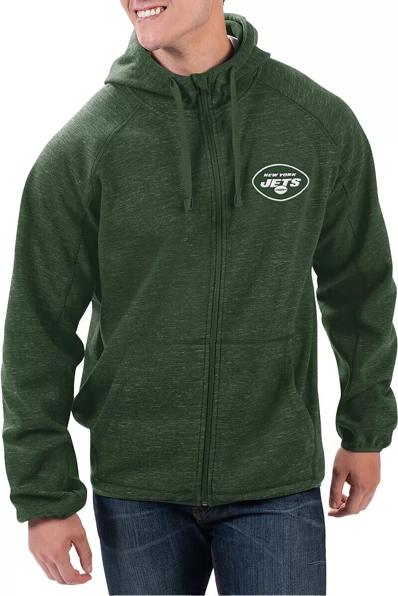 

G-III Мужская зеленая куртка с молнией во всю длину New York Jets Playmaker