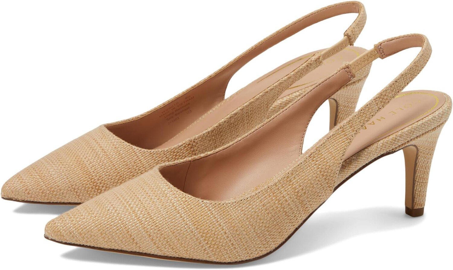 

Туфли Vandam Sling Pump 65 Cole Haan, цвет Natural Raffia