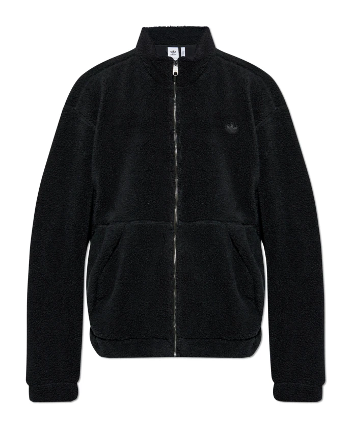 

Флисовая толстовка с логотипом Adidas Originals, черный