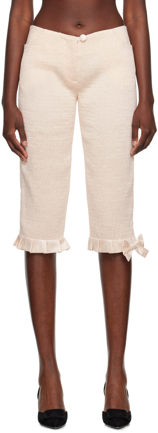 

Off-White Брюки Pantacourt Audrey SUPER YAYA