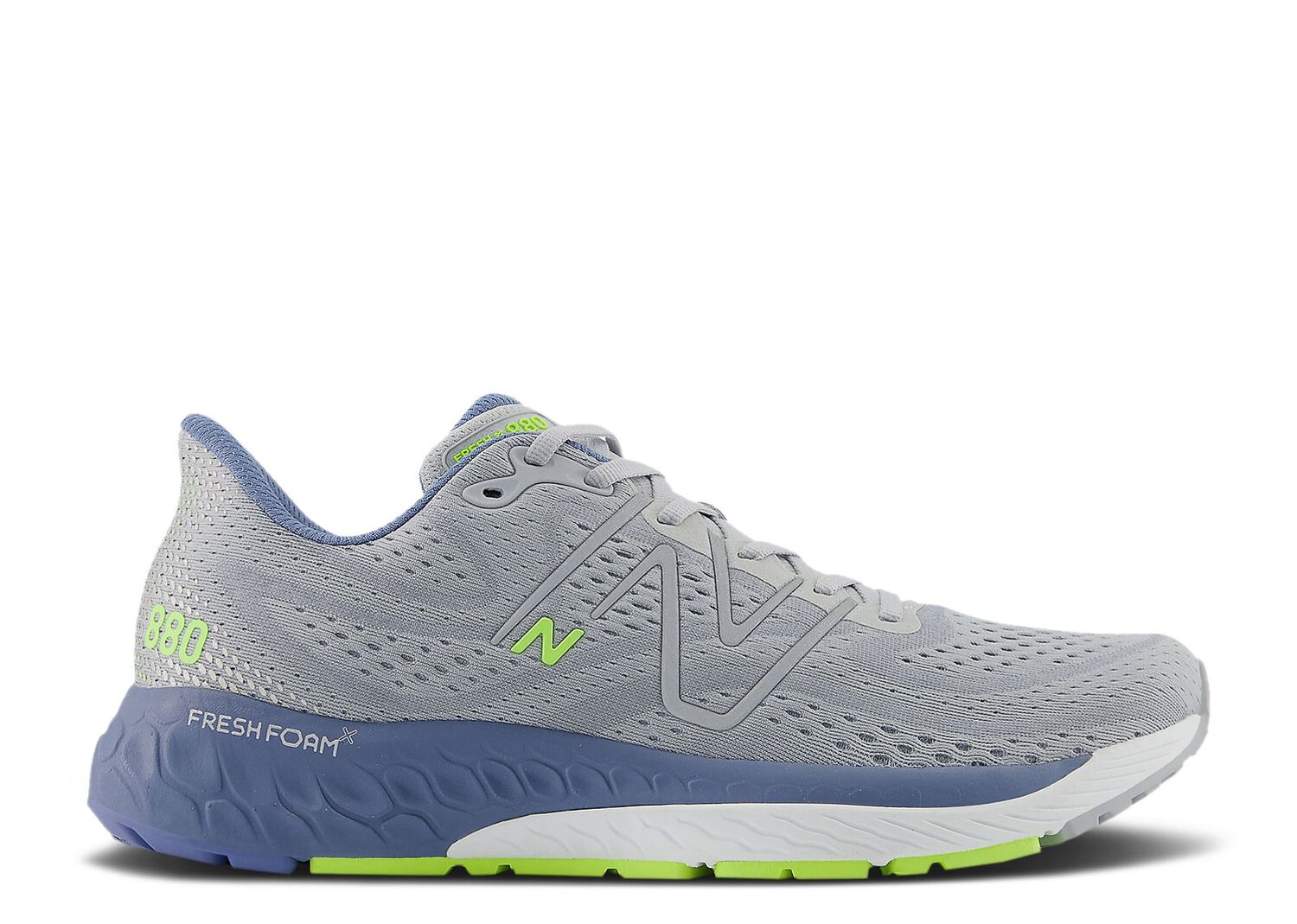 

Кроссовки New Balance Fresh Foam X 880V13 2E Wide 'Aluminum Grey Mercury Blue', серый