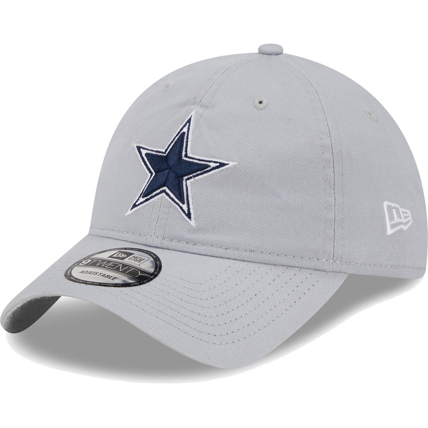 

Мужская регулируемая шляпа New Era Grey Dallas Cowboys Main Core Classic 2.0 9TWENTY