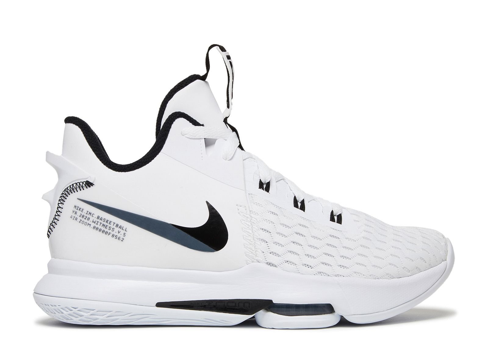 

Кроссовки Nike Lebron Witness 5 Ep 'White Black', белый