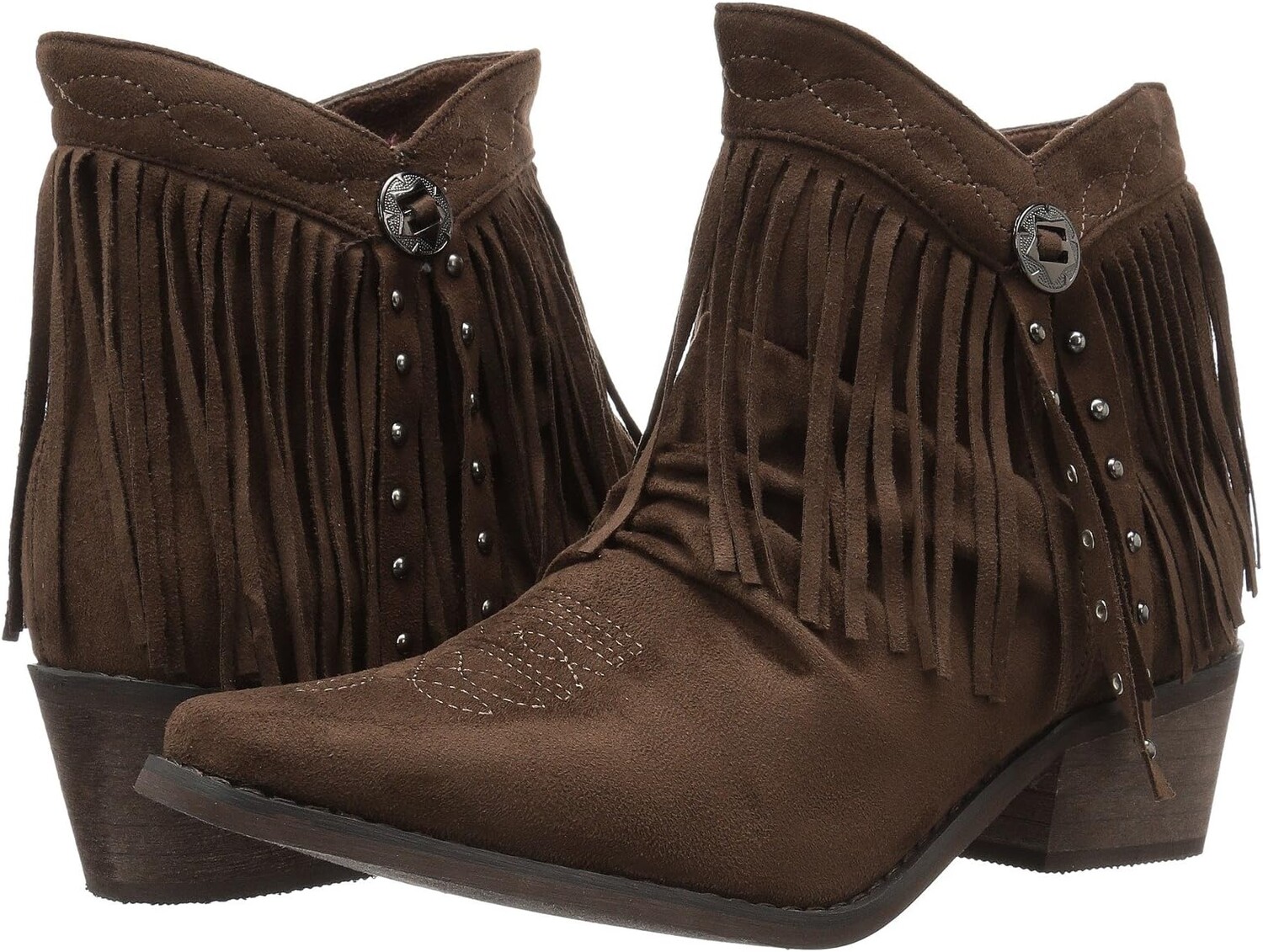 

Ботильоны Fringy Roper, цвет Faux Brown Leather