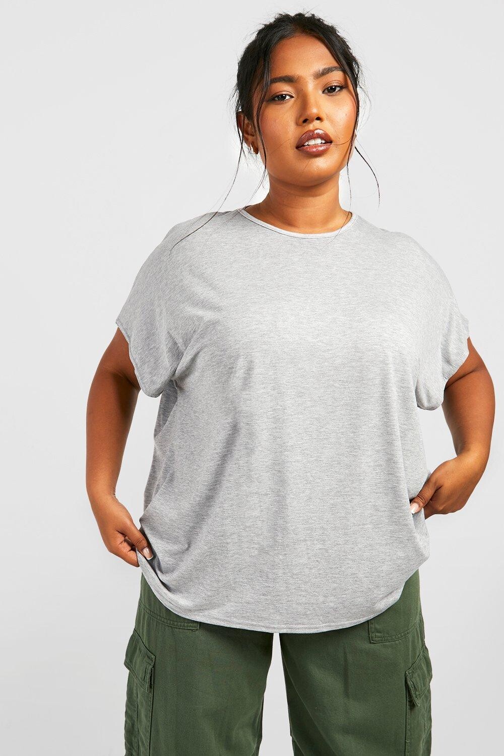 

футболка оверсайз Boohoo, серый