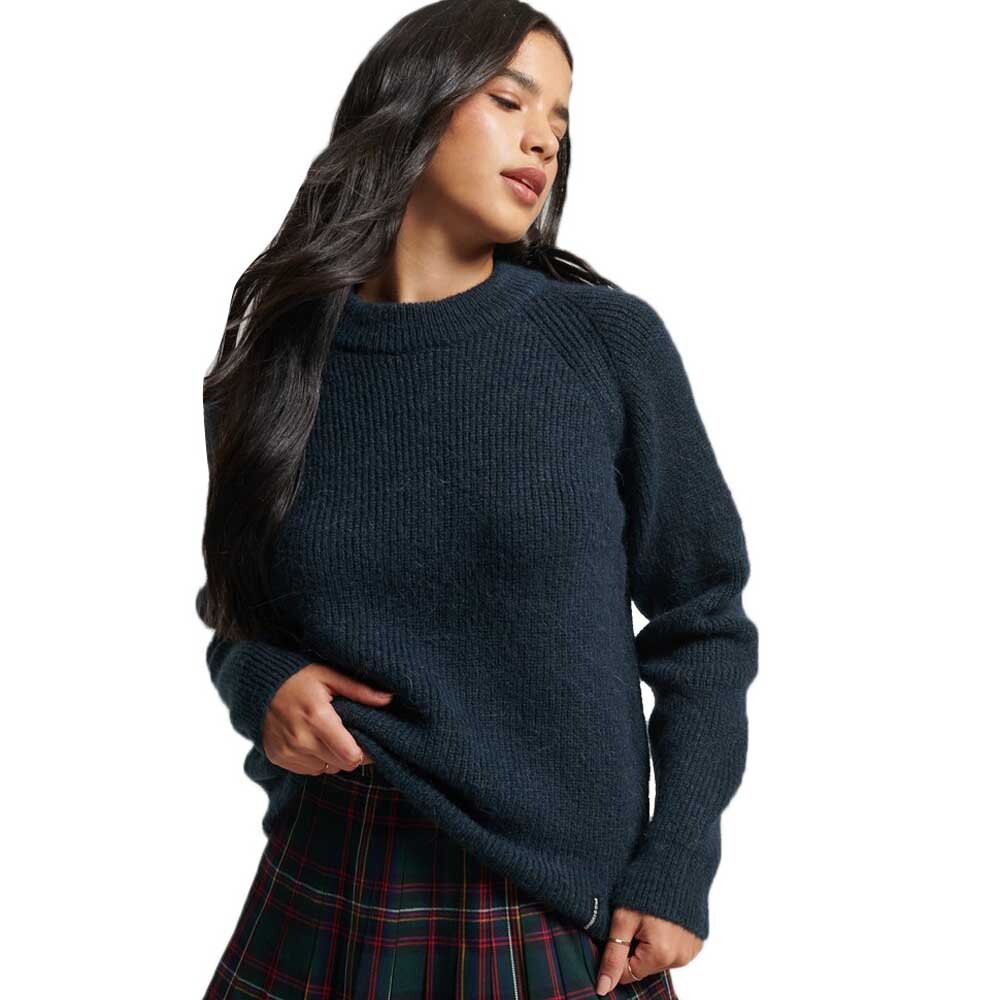 

Толстовка Superdry Vintage Essential Rib, синий