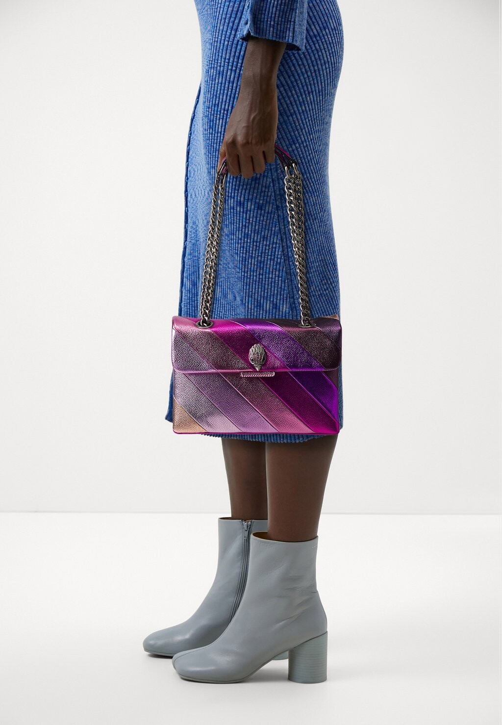 

Сумка через плечо Kensington Kurt Geiger London, цвет pink comb