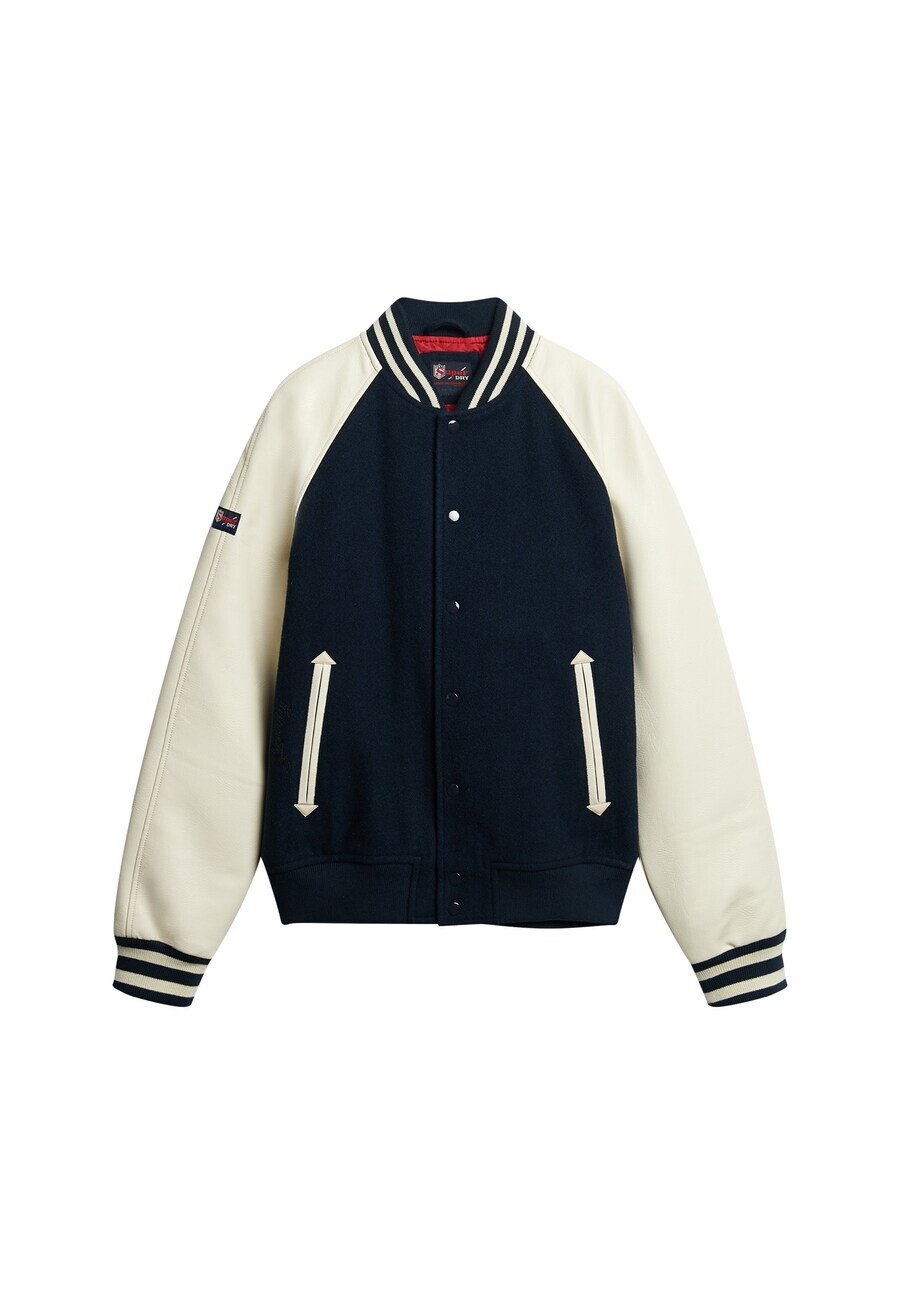

Межсезонная куртка Superdry, морской синий/белый