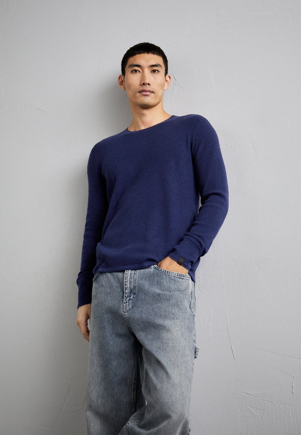 

Свитер MARTIN CREW rag & bone, темно-синий