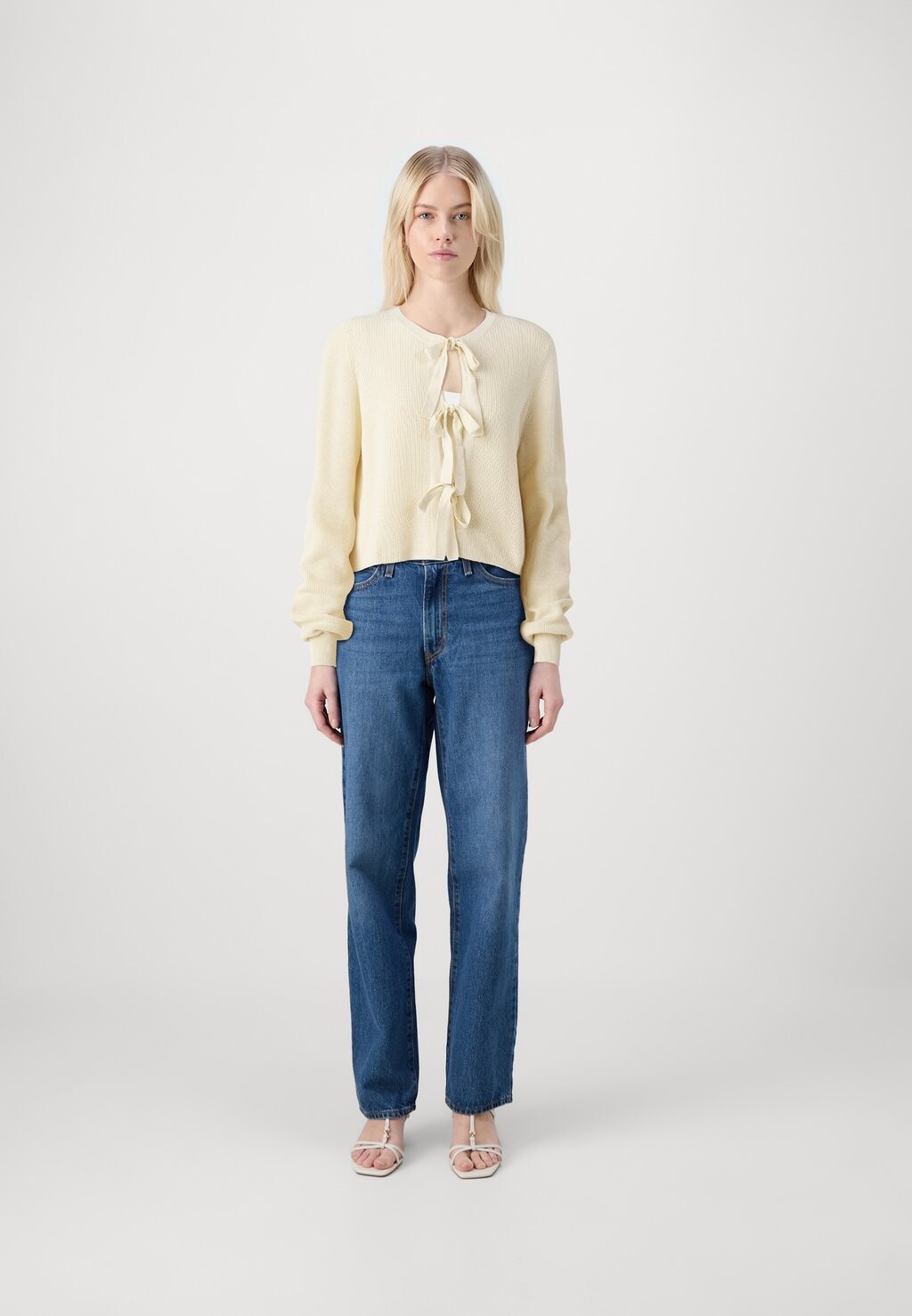 

Кардиган Vmnille Bow O Neck Cardigan Vero Moda, кремовый