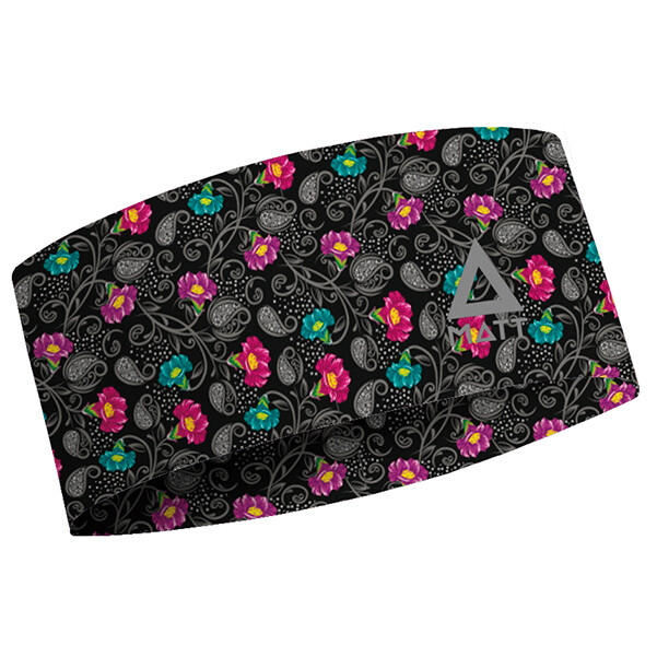 

Повязка на голову Matt Coolmax Eco Headband, цвет Flowers Dark