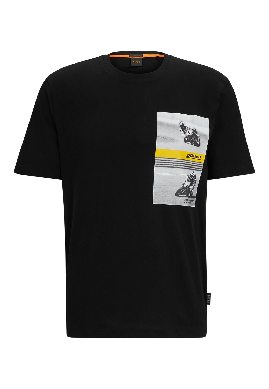 

Футболка BOSS s TEEMOTOR Relaxed Fit, черный