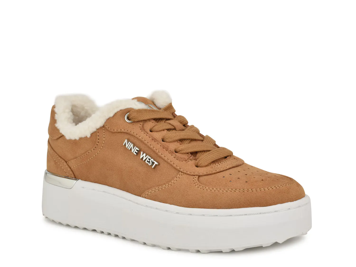 

Кроссовки Cuddly Platform Sneaker Nine West, кремовый