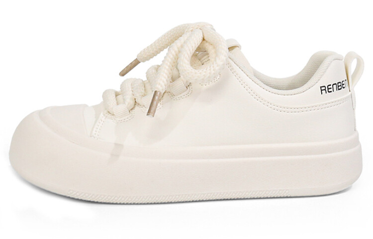 

Кроссовки RENBEN Skateboarding Shoes Women's Low-top Beige, бежевый