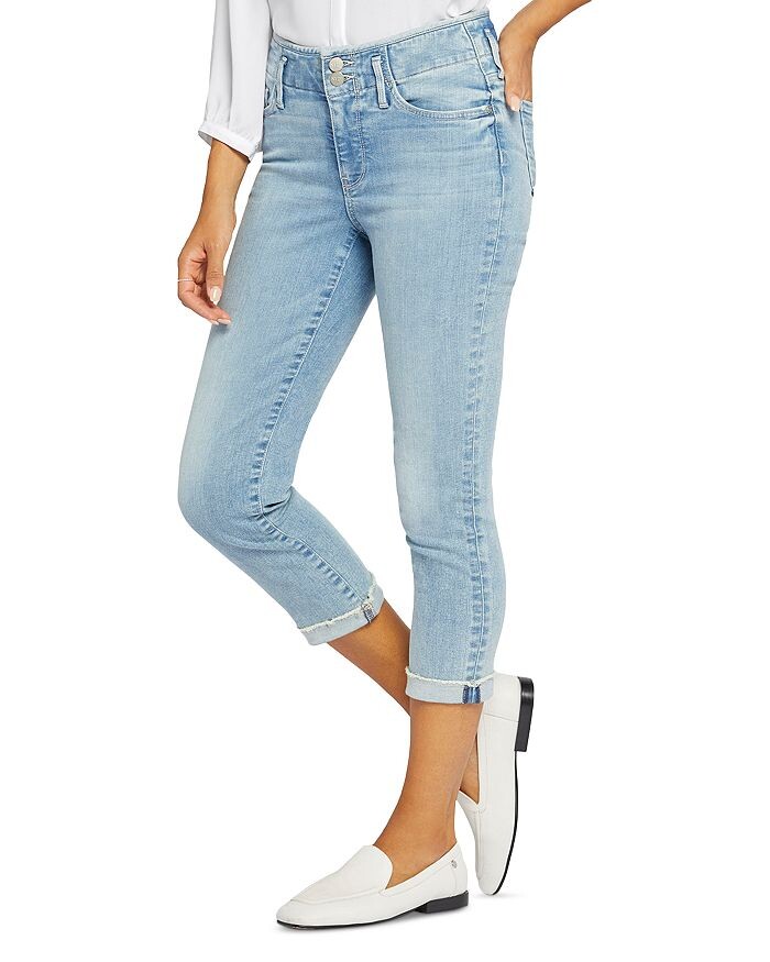 

Укороченные джинсы скинни Chloe Capri Hollywood с высокой посадкой в ​​цвете Promise NYDJ