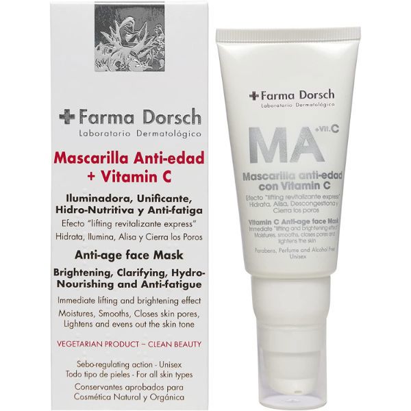 Маска для лица Mascarilla anti-edad con vitamina c Fridda dorsch + farma dorsch, 50 мл маска для лица freeman beauty восстанавливающая с голландским кремом какао 175 мл