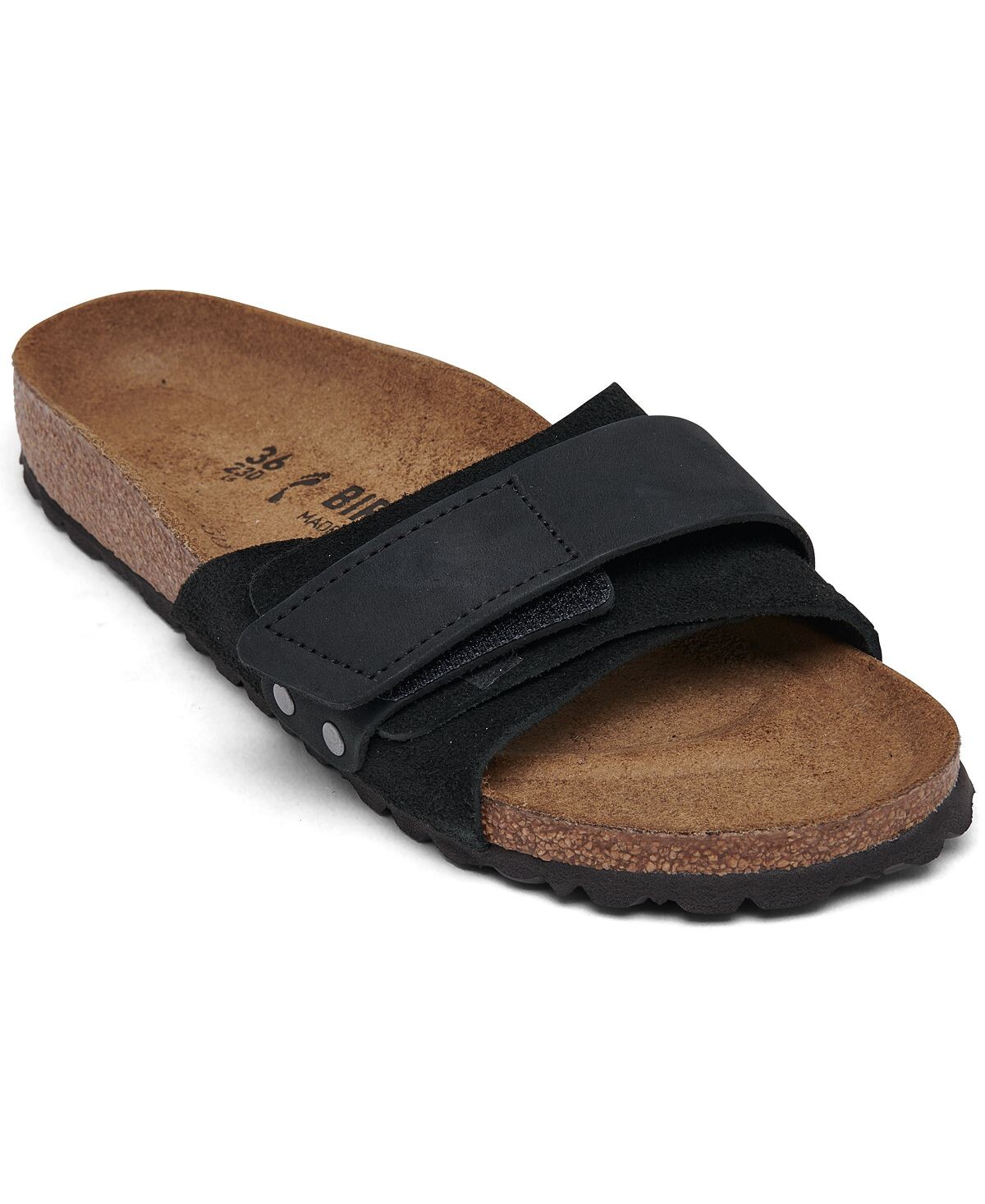 

Женские замшевые кожаные шлепанцы Oita от Finish Line Birkenstock, черный