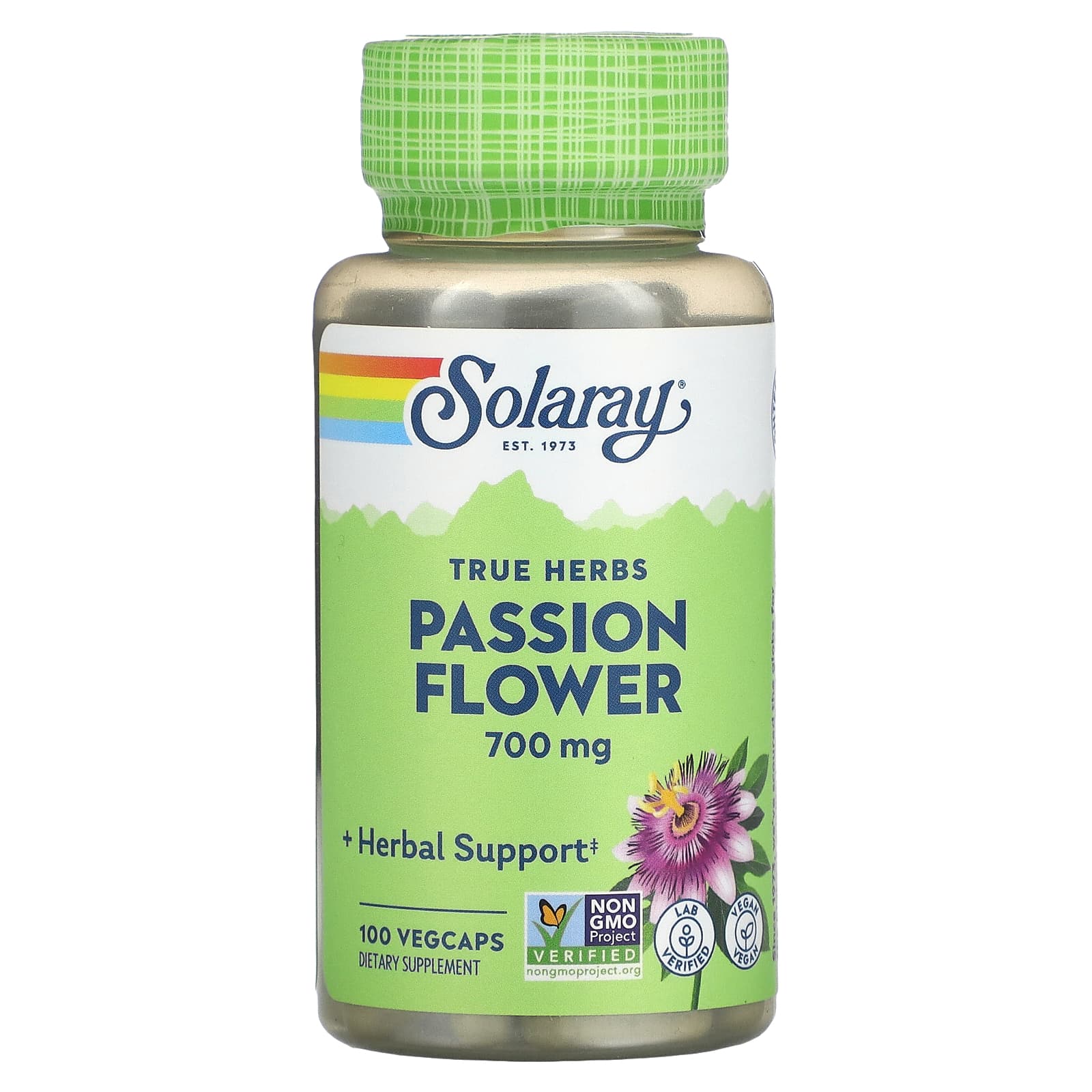 Solaray Страстоцвет 350 мг 100 растительных капсул