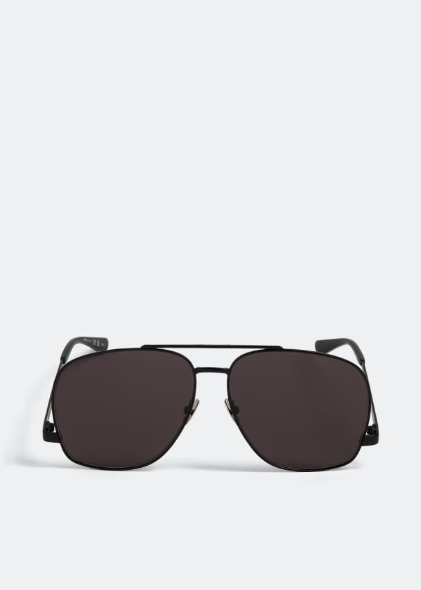 цена Солнцезащитные очки Saint Laurent SL 653 Leon, черный