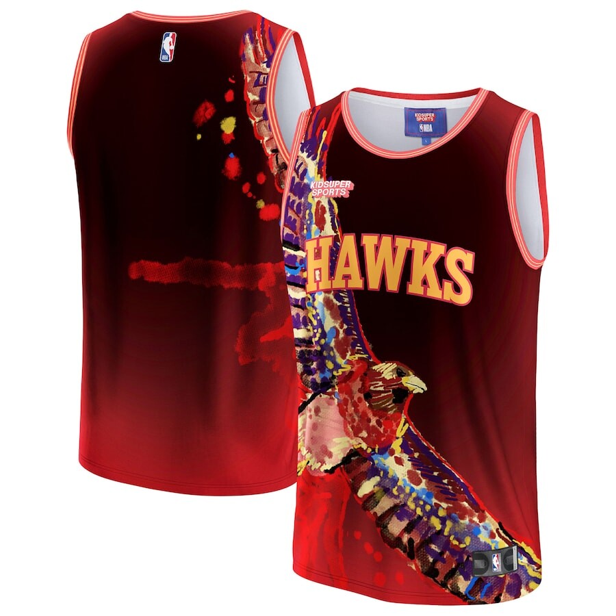 

Джерси KidSuper Atlanta Hawks, красный