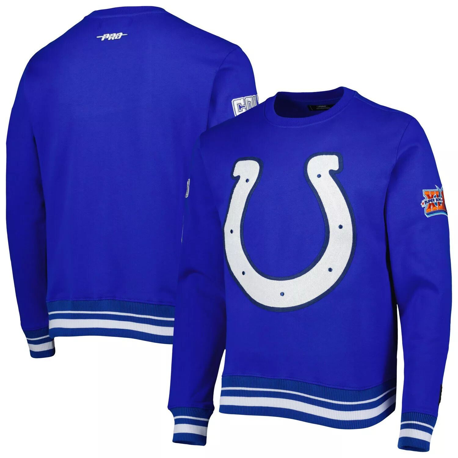 

Мужской пуловер Pro Standard Royal Indianapolis Colts Mash Up, свитшот