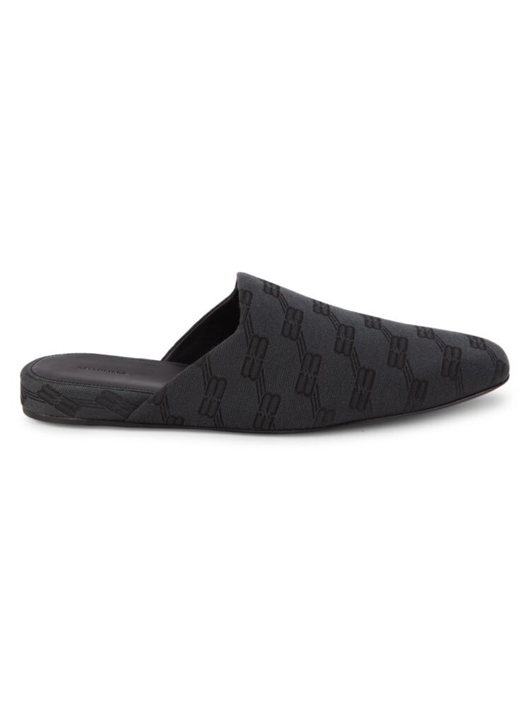 

Текстурированные мюли Balenciaga, цвет Grey Black