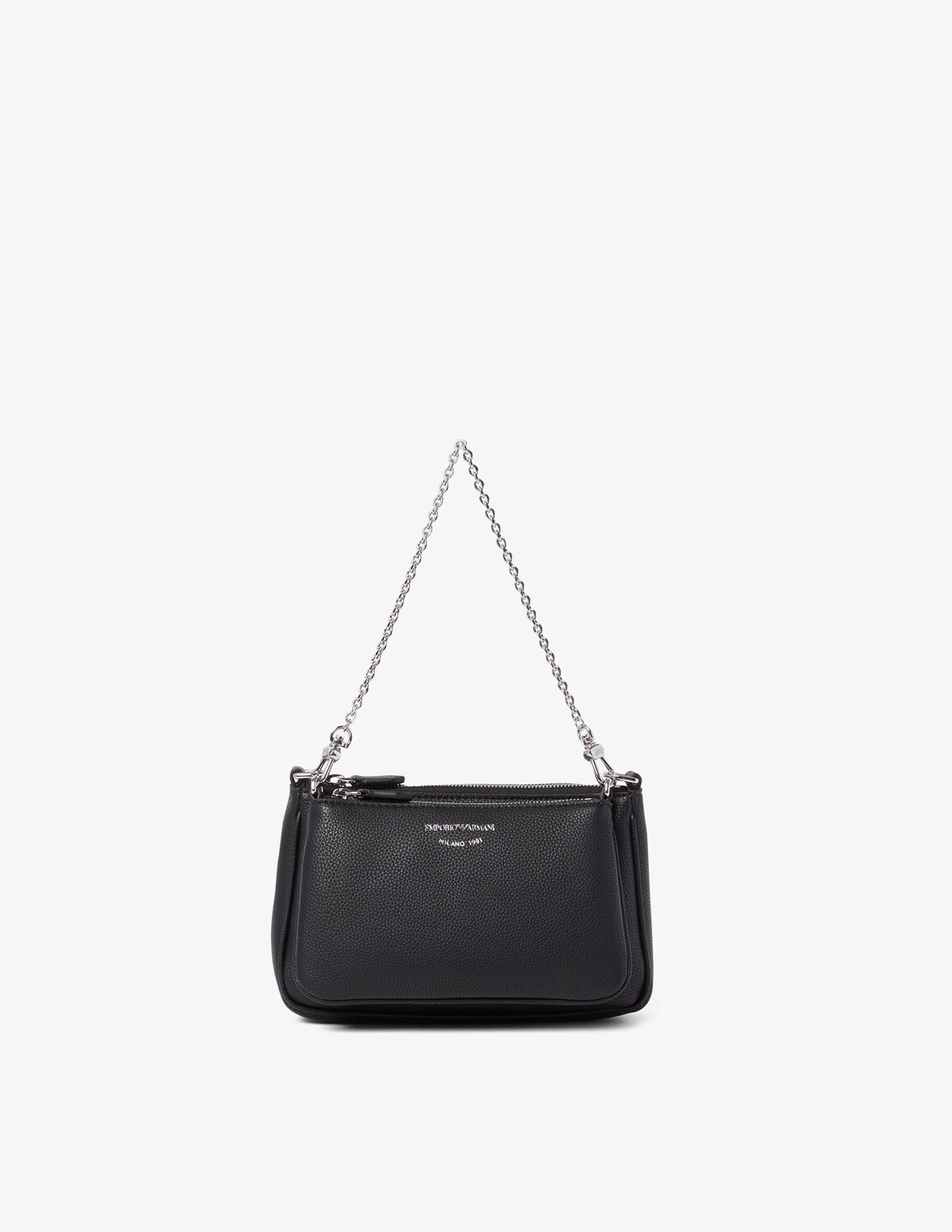 

Мини-сумка с ремнем через плечо Emporio Armani, черный