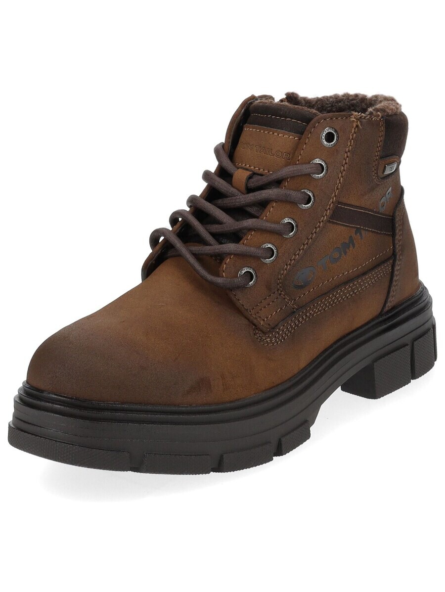 

Ботинки TOM TAILOR Lace-Up Boots, коричневый