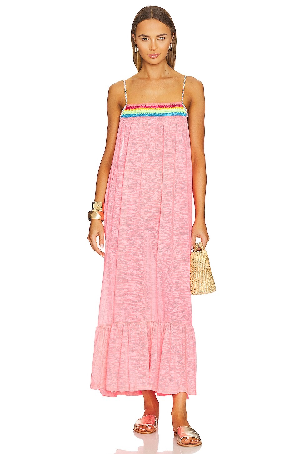 

Платье Pitusa Braided, цвет Hot Pink