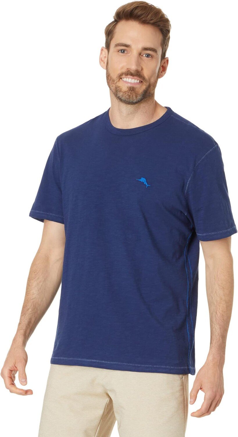 

Красно-белая футболка Marlin Lux Tommy Bahama, цвет Island Navy, Красный