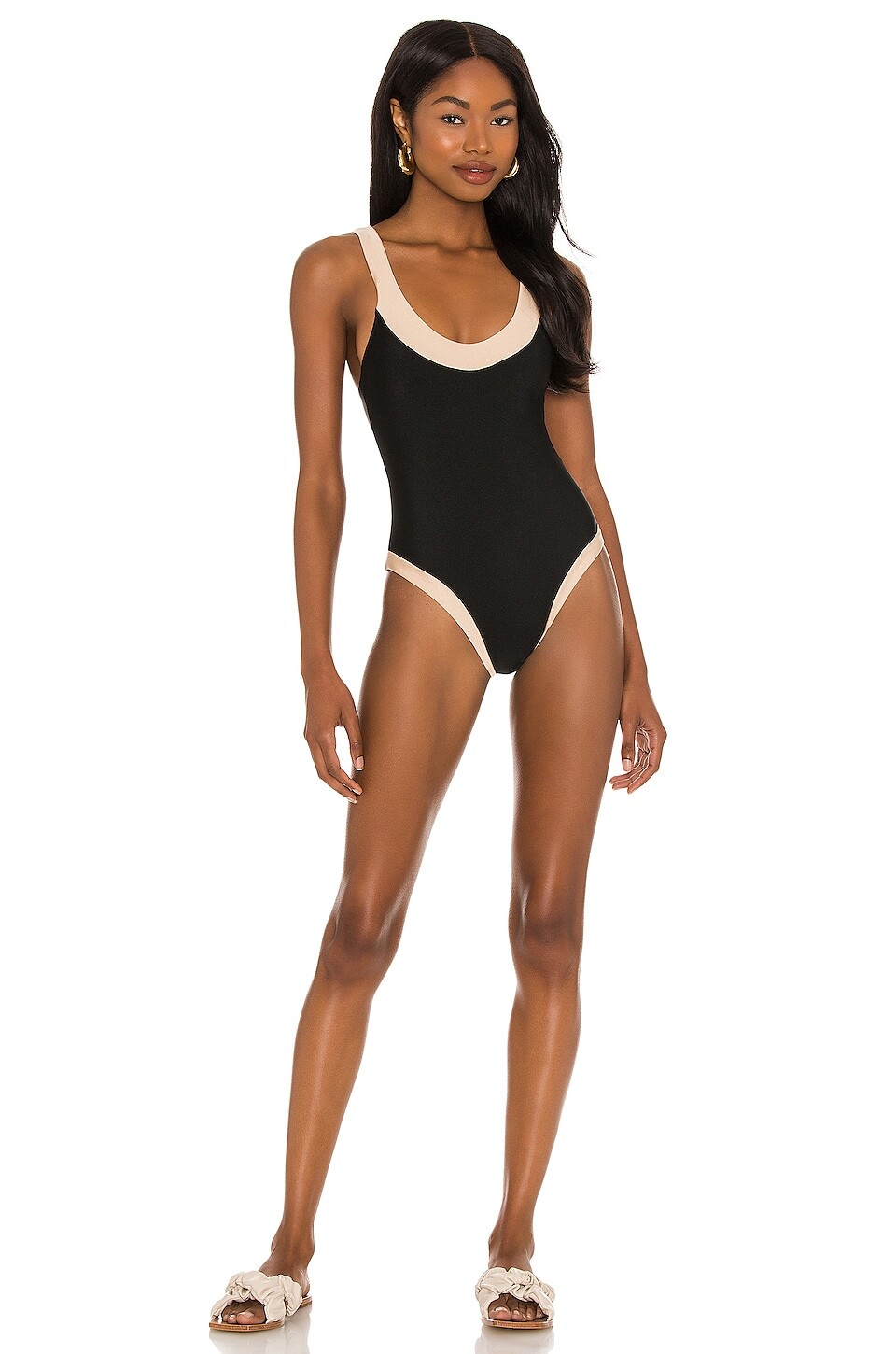 

Купальник House of Harlow 1960 x REVOLVE Rosa, цвет Black & Nude