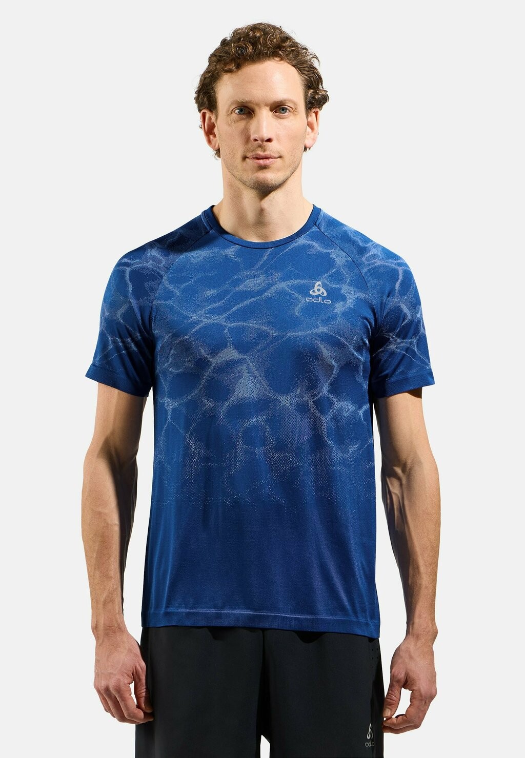 

Спортивная футболка Zeroweight Seamless ODLO, темно-синий