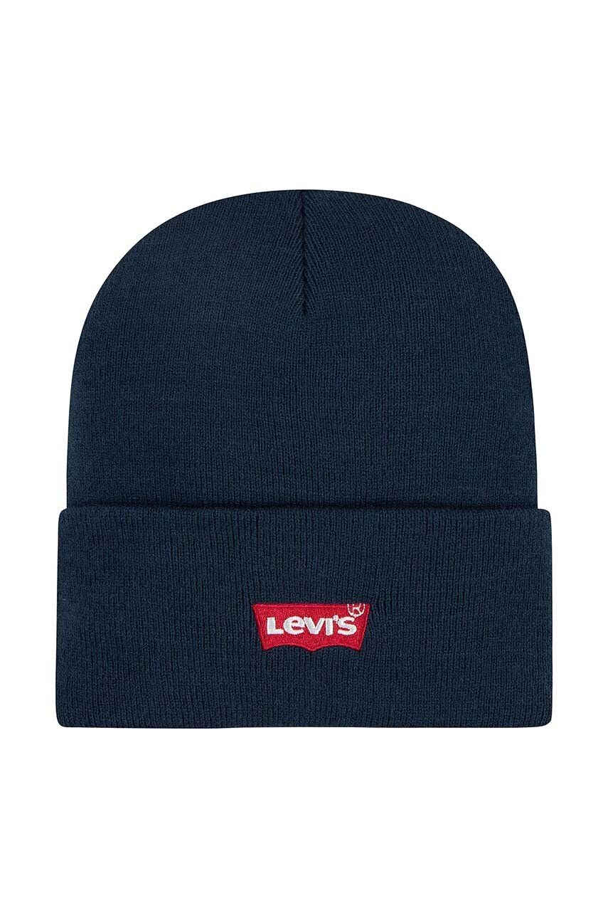 

Детская шапка Levi's LAN LEVI'S CORE BATWING BEANIE, темно-синий