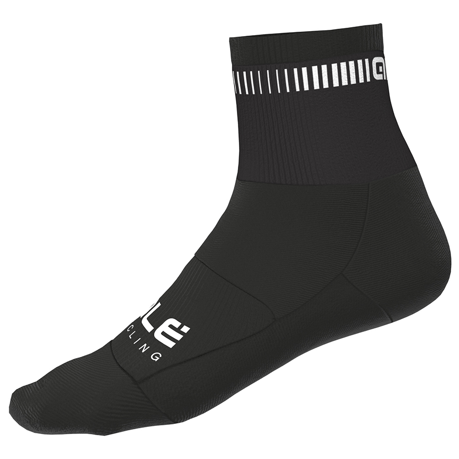 Велосипедные носки Alé Logo Q Skin Socks, цвет Black/White