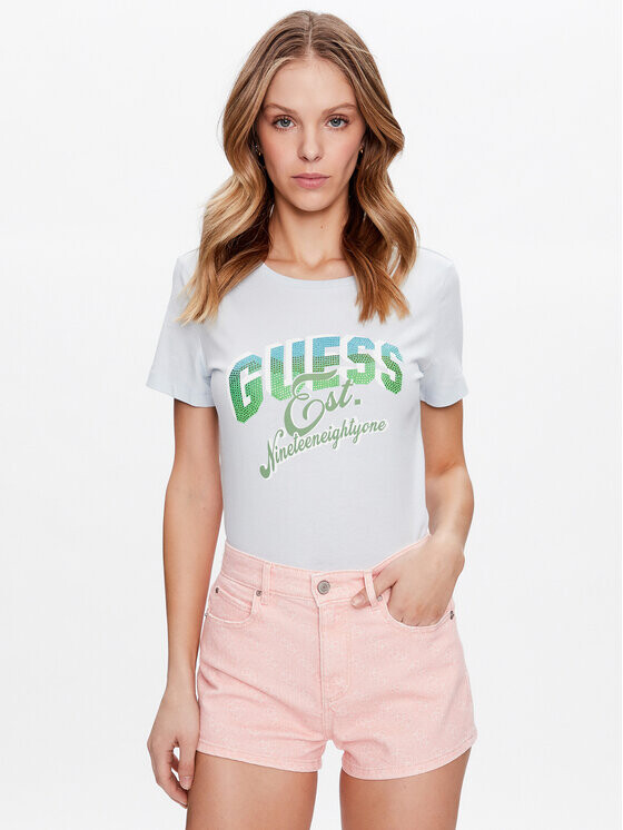 

Футболка стандартного кроя Guess, синий