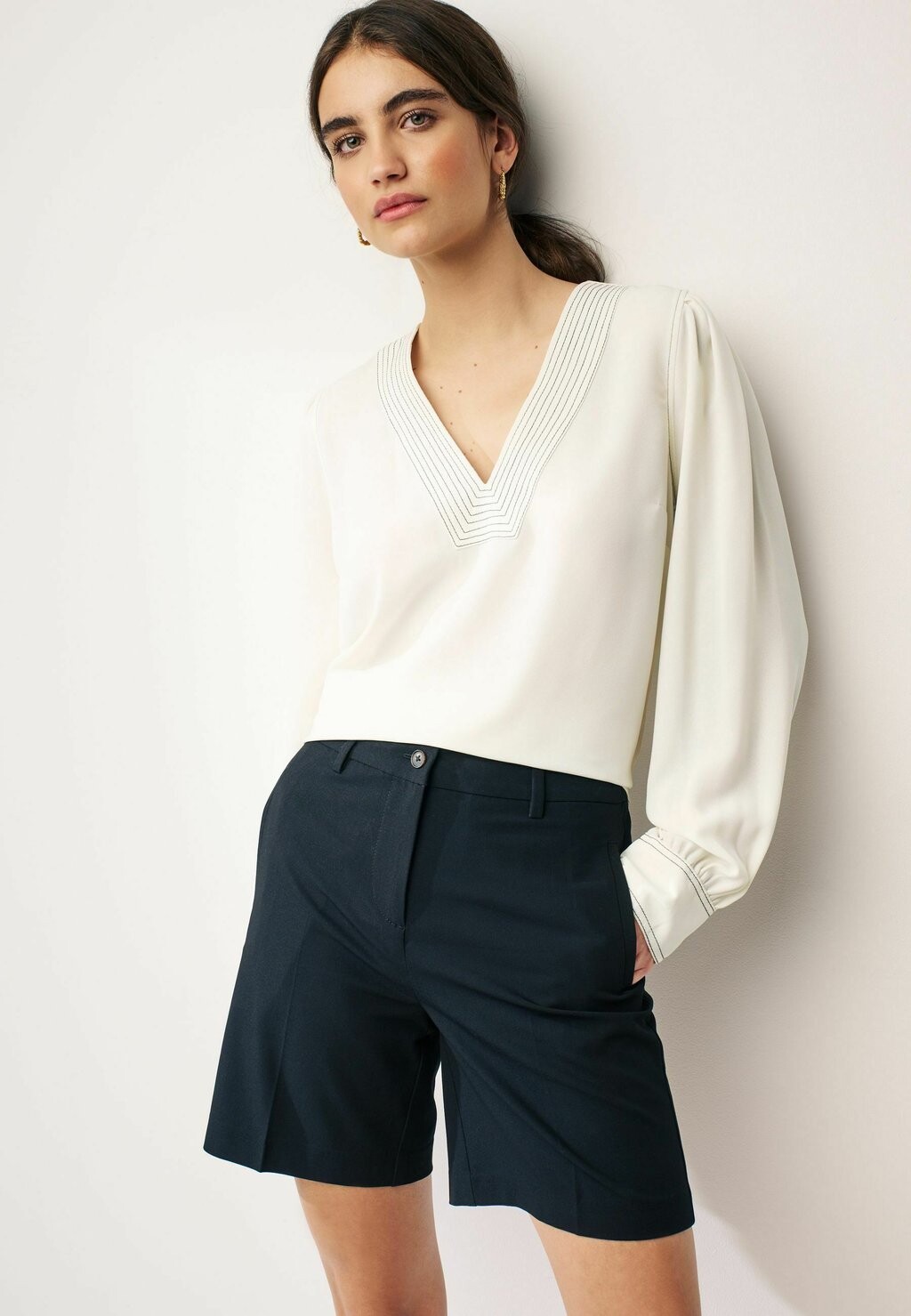 

Блузка CONTRAST REGULAR FIT Next, цвет ecru cream