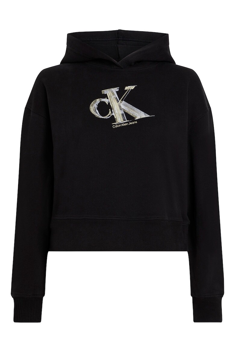 

Худи с логотипом Calvin Klein Jeans, черный