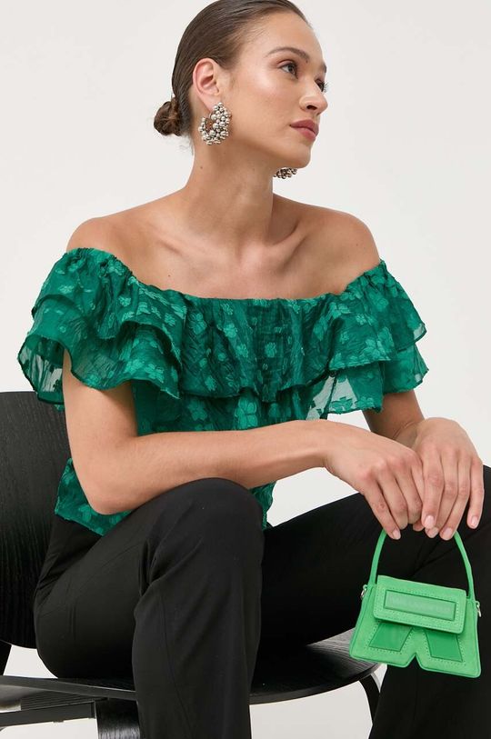 Блузка Custommade, зеленый