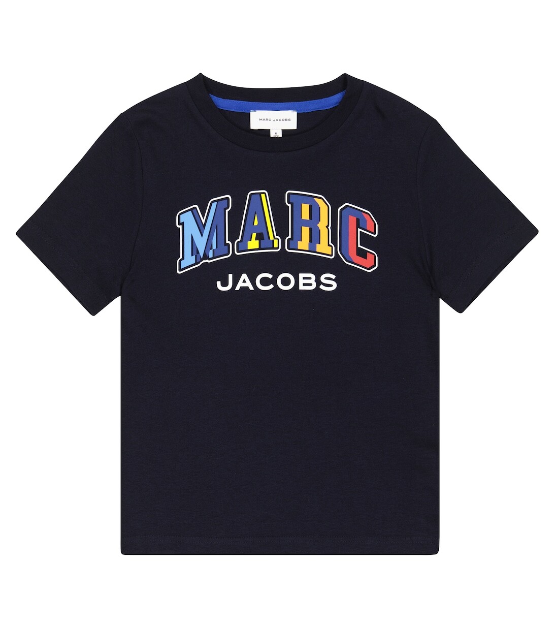 

Футболка из хлопкового джерси с логотипом Marc Jacobs, синий