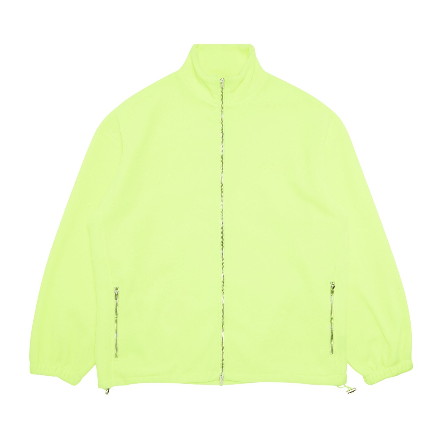 

Флисовая куртка на молнии Vetements, цвет Желтый флюоресцентный