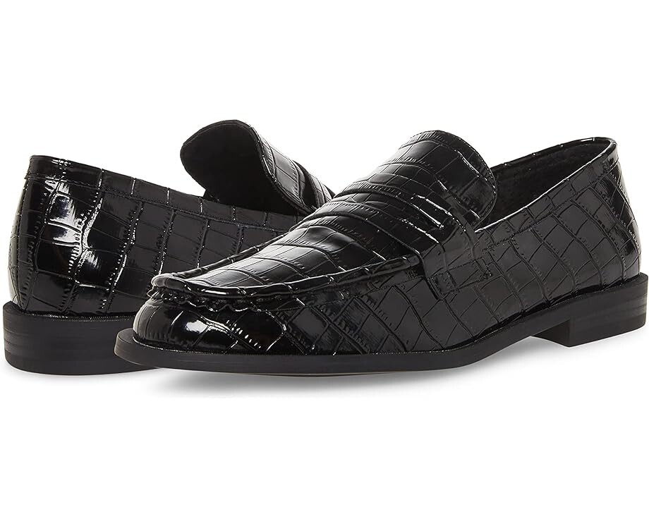 

Лоферы Steve Madden Goodman Loafer, цвет Black Croco