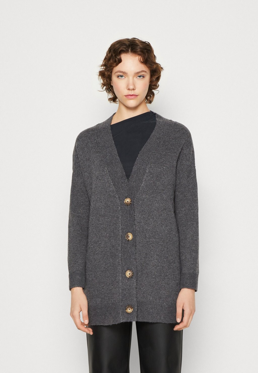 

Свитшот пунто ONLY КАРДИГАН ONGLABRIEL LIFE, цвет dark grey melange