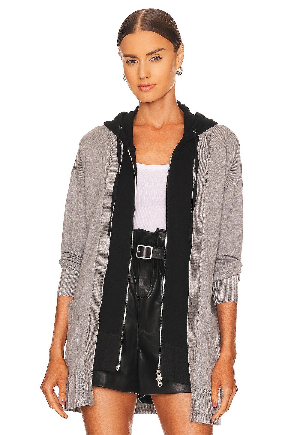 

Кардиган Central Park West Brynn Long Dickie, цвет Heather Grey