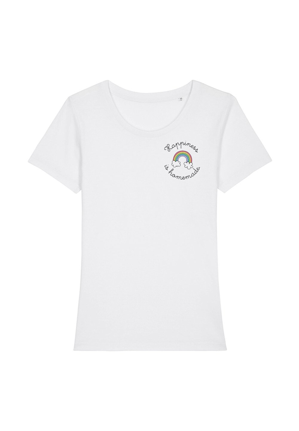 

Футболка с принтом HAPPINESS IS HOMEMADE Watapparel, цвет white